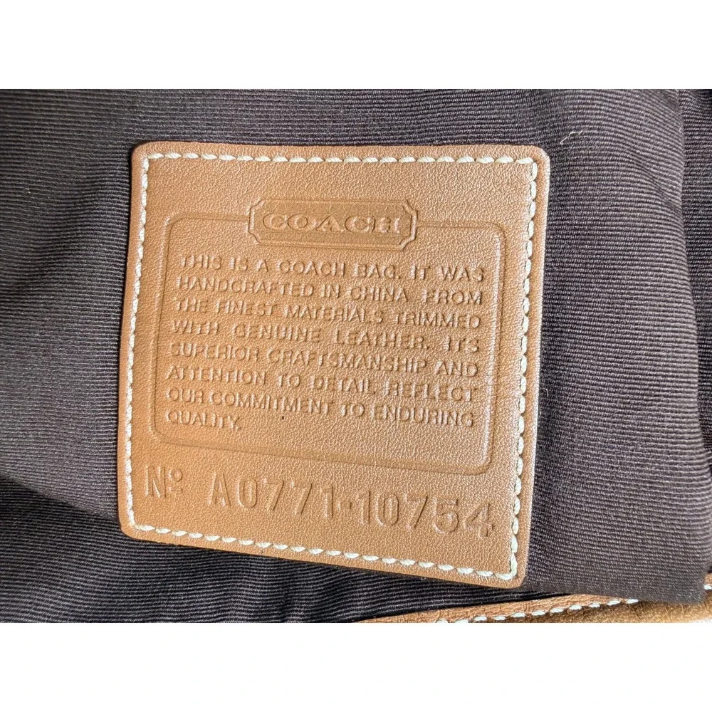 Coach signature jacquard
